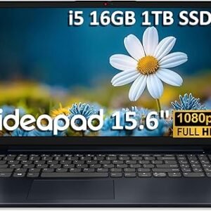 Homepage 19 Lenovo IdeaPad (15.6" FHD Anti-Glare, Intel Core i5-1235U (> i7-1165G7), 16GB RAM, 1TB SSD), Laptop for Home, Student, Business, Webcam w/ Shutter, 10-Hour Long Battery Life, Win 11 Home in S Mode